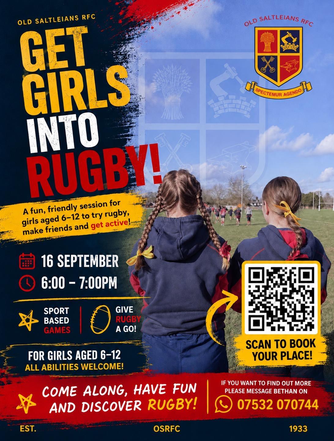 Girls, Get into Rugby!